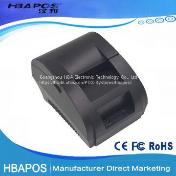 HBA-5890K Cheap Factory 58mm Portable Thermal Printer POS Thermal Receipt Printer With Driver photo-4