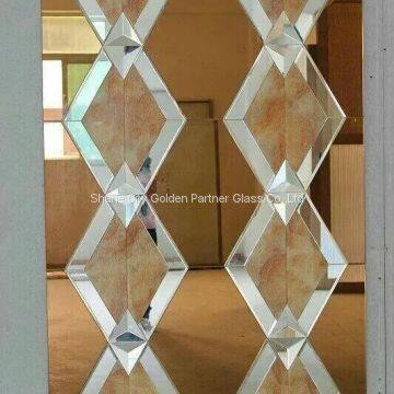 Frameless Deco Wall Mirror, Art Deco Mirror for Wall and Home Decor Mirror photo-2