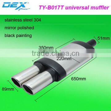 Racing car parts universal stainless steel muffler tip