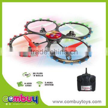 Two color mini rc drone 2.4g 4-axis ufo aircraft quadcopter