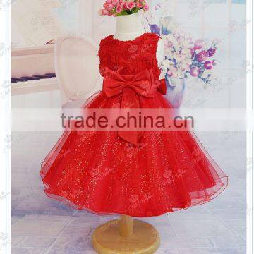 2015 Summer New 2-13Y Girls Fashion Flowers Wedding Baby Princess Dress Kids Children High Quality Long Vestidos. Free Shipping photo-5