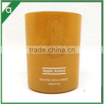 OEM ODM Yellow Lemon Scented Aroma Candle with Private Logo