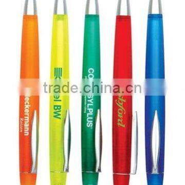 plastic branded ballpoint pen for advertising