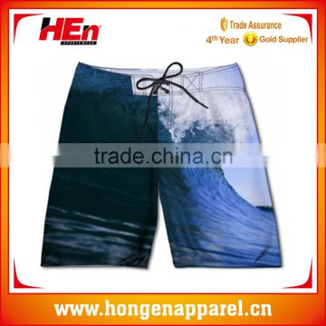 Hongen apparel custom comfortable blank beach shorts Hot sale full sublimation comfortable board shorts