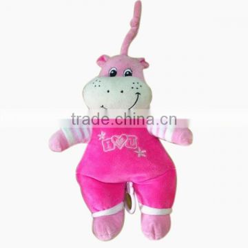 stuffed baby cow plush pink custom plush cow