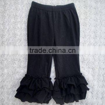 Childrens Boutique Ruffle Girl Leggings Wholesale Icing Triple Ruffle Pants photo-5