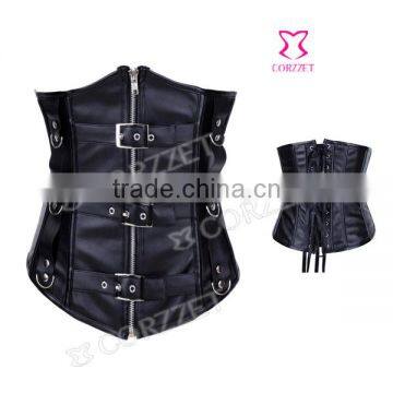 Women Waist Cinching Corset With Buckle Decoration