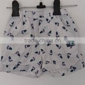 baby boys cute printed and embroidered shorts for summer