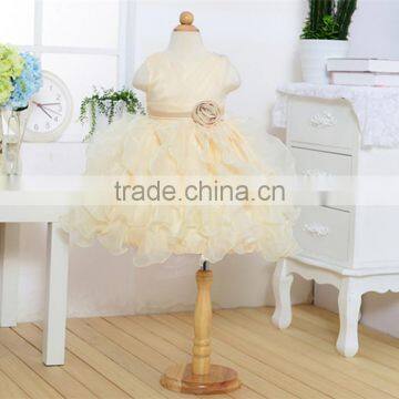 MGOO Top Sale Little Girl Party Dresses 12 Years Old Girl Princess Dress Flowers Dress 111-2 photo-5