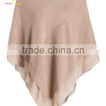 Fashion Women Knit Cashmere Sweater Poncho Wraps