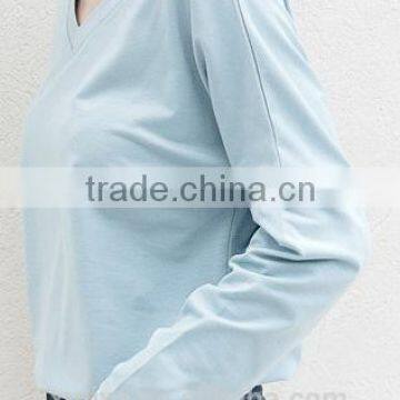 Wholesales Fashion T-shirt Long Sleeve Comfortable Designs for Ladies photo-2