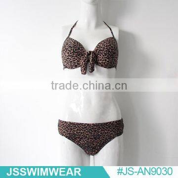 leopard grain sexy women swimwear