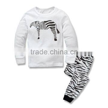 S15880A baby kids cotton pajamas 2017 organic sleepwear