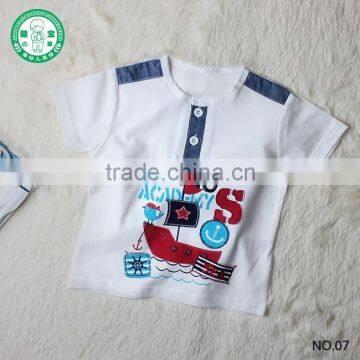 2016 High quality baby clothes baby boy t-shirts for 6/12/18/24 months