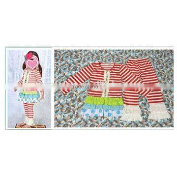 Baby New Born Jumpsuits Clothing Fall Winter Set 100%Cotton Baby Clothing Girls Ruffle Pants Set Baby Girls Clothes Sets photo-3