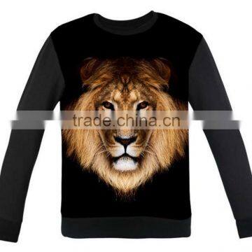 Fashion heating transfer print hoodie without hood / graphic pullover hoodies T13341