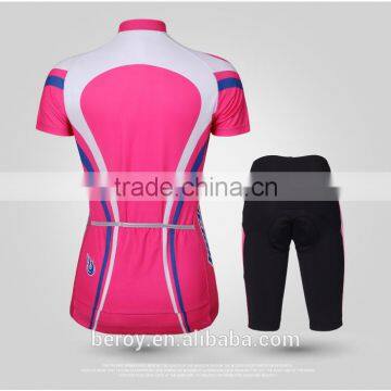 BEROY New Model Women Short Sleeve Cycling Apparel Set Sun uv Protective Cycle Wear photo-2