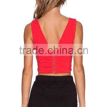 Cotton Lycra Crop Top photo-3
