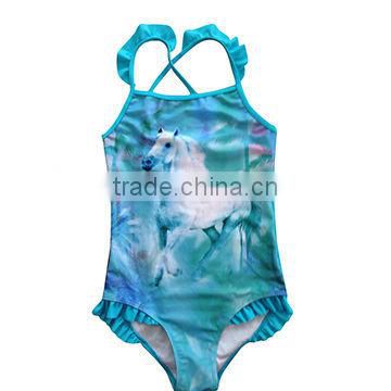 Kids Swimsuit Swimwear One Piece cut bow