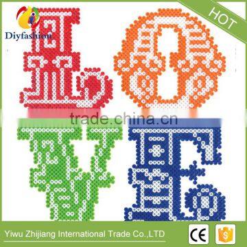 Wholesale Diy Fashion Flexible Kids Craft 24 Colors Tray Mini Hama Perler Beads photo-5