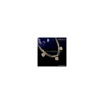 Sell 925 Sterling Necklace With CZ Stones