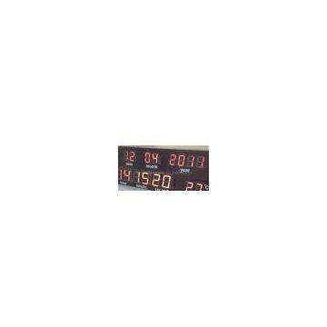 led time and temperature display