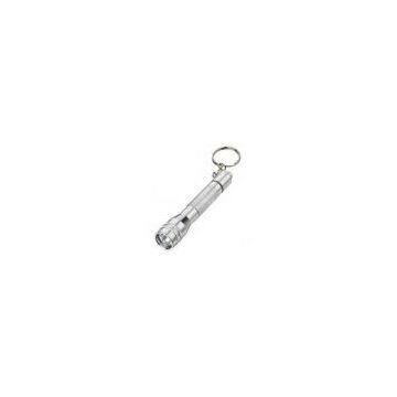 LED Metal / Plastic torch and flashlight keychain torch for Promotional gifts
