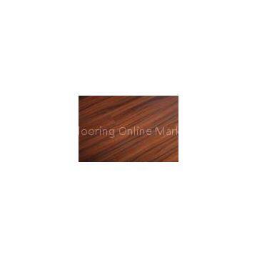 Red Brown Colored Shop E0 HDF Laminate Flooring With Scratch Resistant Surface