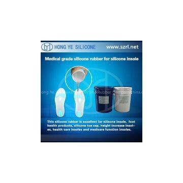 platinum cured silicone rubber for silicone insole items