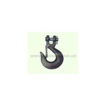 CLEVIS SLIP HOOK WITH LATCH Self Colored Or Zinc Plated