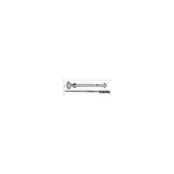 Granulation machine screw