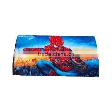 100% cotton terry velour custom printed beach towel