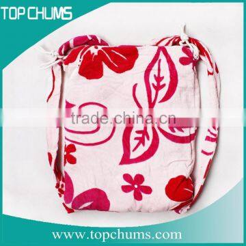 Drawstring With mat Custom printed All in one folding towel beach bag