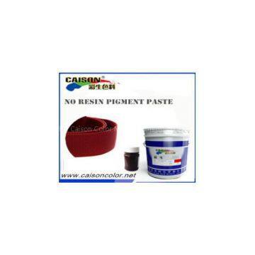 Bordeaux water based pigment paste without resin