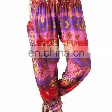 Tie Dye Women's Harem Pants Boho Baggy Genie Yoga Aladdin Trousers Pants photo-6