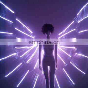Led Dance Costume RGB Colorful Led Belly Dance Wings photo-2