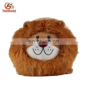 Factory Supply Customized Small Plush Stuffed Toy Round Lion Pet Animal