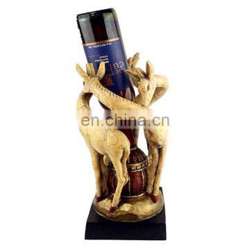 Funny Candle Holder Wine Bottle Resin Holder