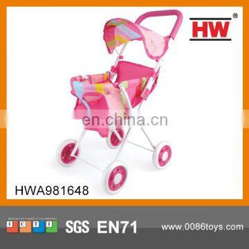 Hot Sale Funny Iron Baby Toys Stroller For Dolls