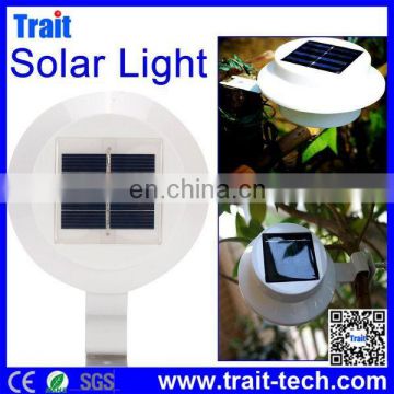 White Solar Power Smart LED Solar Gutter Night Utility Security Light