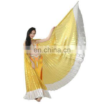 BestDance Belly Dacne Performance Isis Wings for women indian dance isis wings sale gold with silver OEM