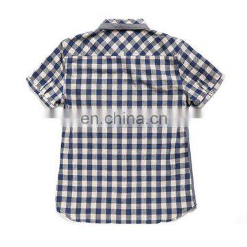 T-MSS021 Top Quality Splicing Slim Fit Casual Summer Style Fashion Men Shirt photo-6