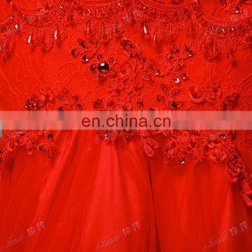 Real Off The Shoulder Lace Appliqued Fishtail Red Sexy Evening Dress Formal photo-6