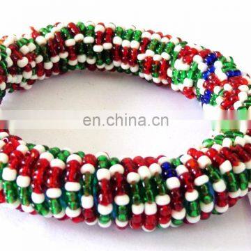 Indian Traditional Pearl Beaded Bangles-Party Wear Bangles-Fashion Wear Bangles-Afghani Bangles-Boho Hippie-Belly Dance Bangles photo-6