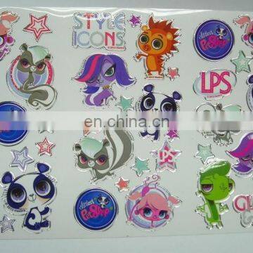 Custom Shining 3D Colored Number Bubble Sticker photo-3