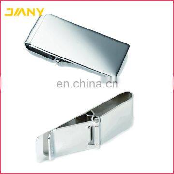 Custom Logo Sterling Silver Hinged Money Clip