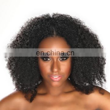 alibaba express virgin Brazilian afro hair clip in extensions