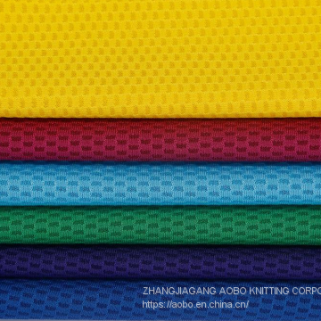 Polyester knitted mesh fabric