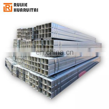 SS 400 steel galvanized pipe, GI steel tube Q195 pre galvanized square steel pipe