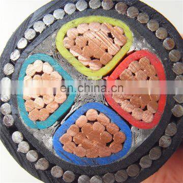 Professional Factory 0.6/1KV 4 core xlpe insulated armoured power cable